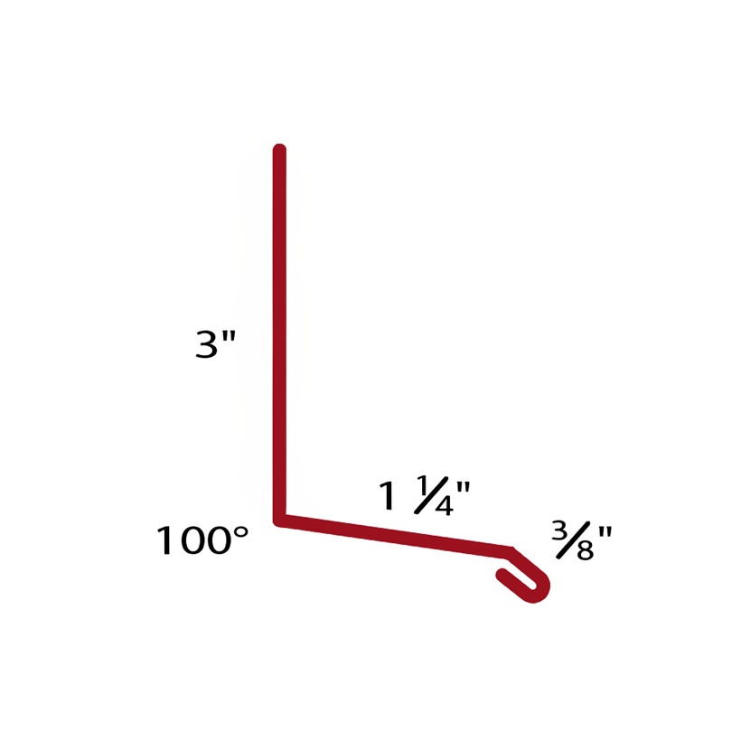 1¼" Window Drip
