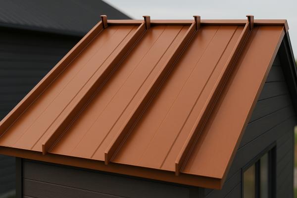 1.75 inch Snaplock metal roofing panel with bold tall rib profile