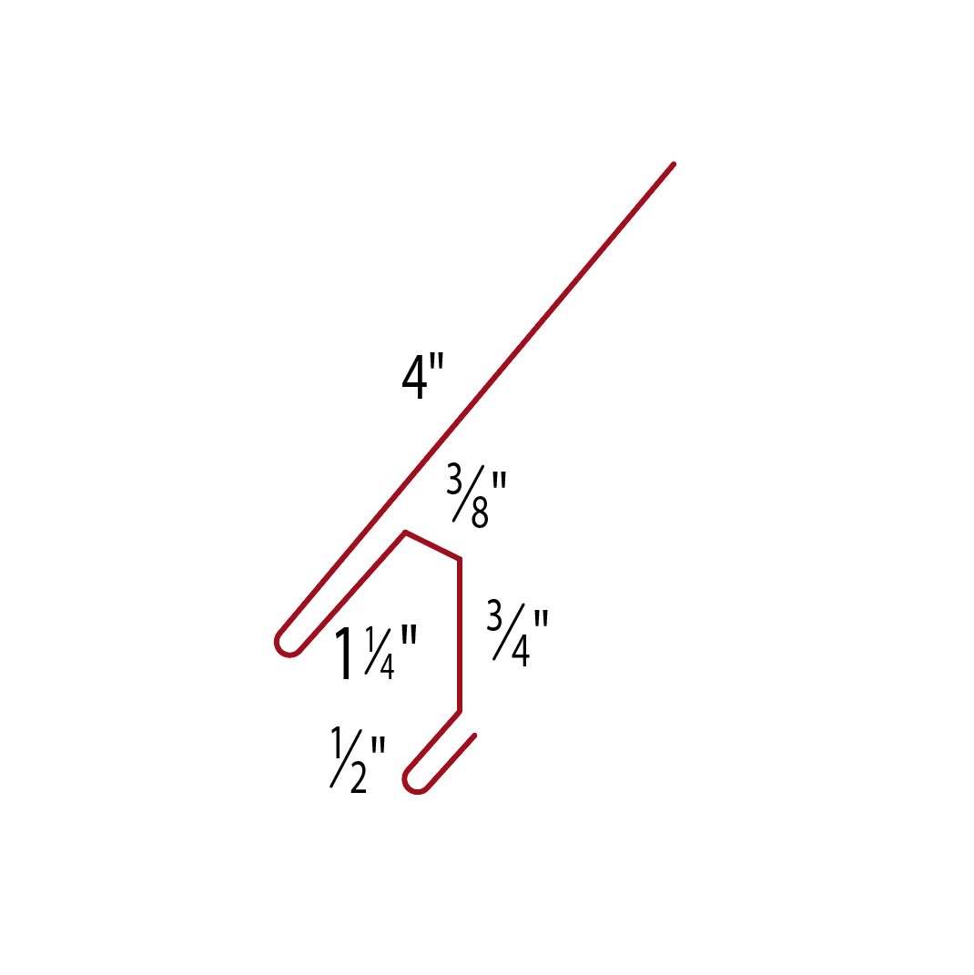 HOOK DRIP FOR STEEP PITCH